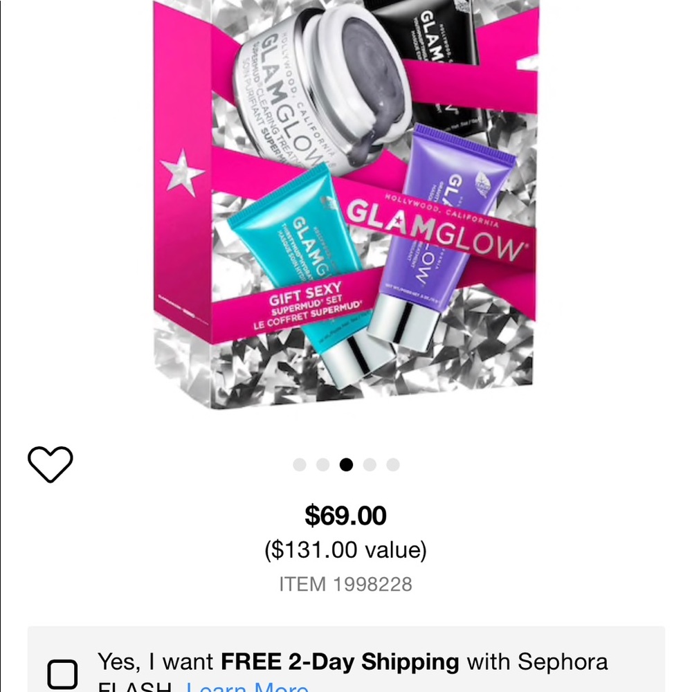 Glam Glow Face Mask Set BRAND NEW !